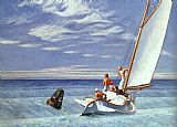 Edward Hopper Canvas Paintings - Ground Swell